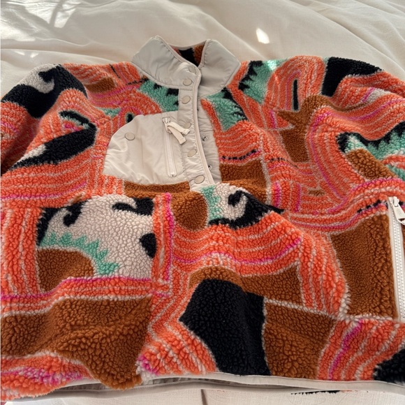 NWOT free people rocky ridge fleece pullover - Picture 5 of 6